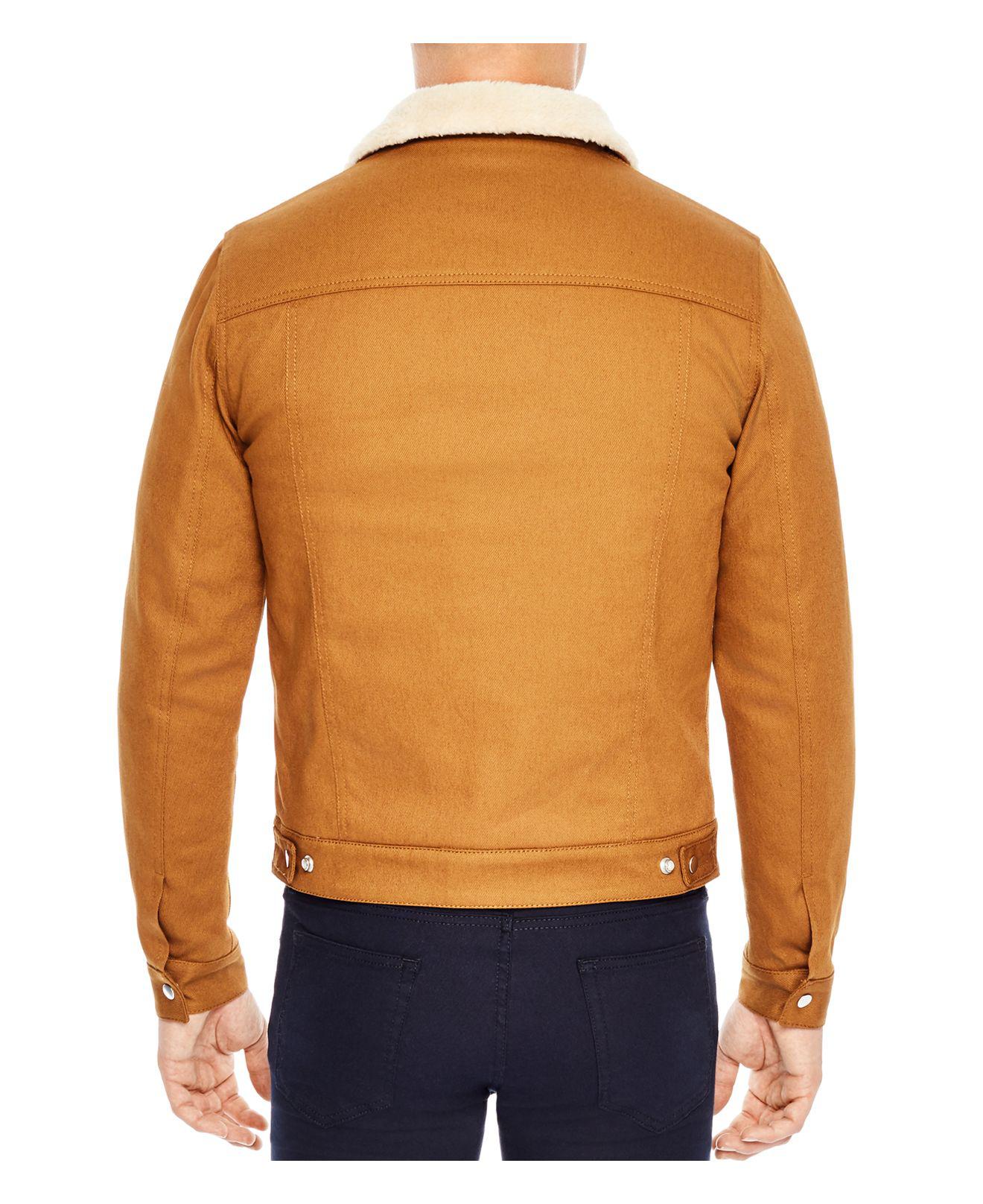 sandro shearling jacket