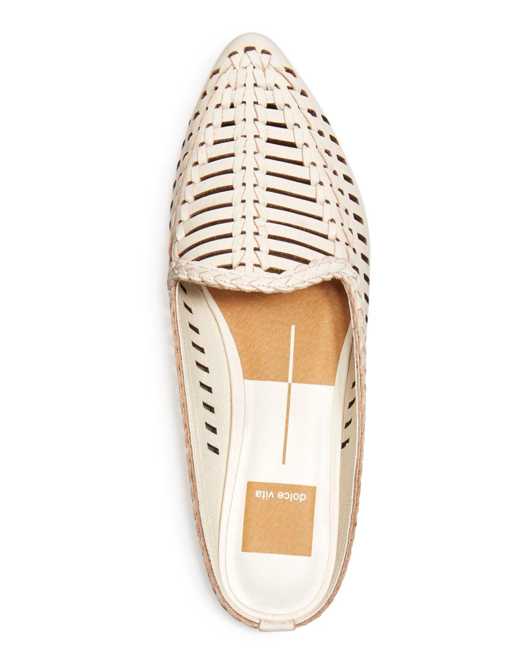 dolce vita crasy woven mules