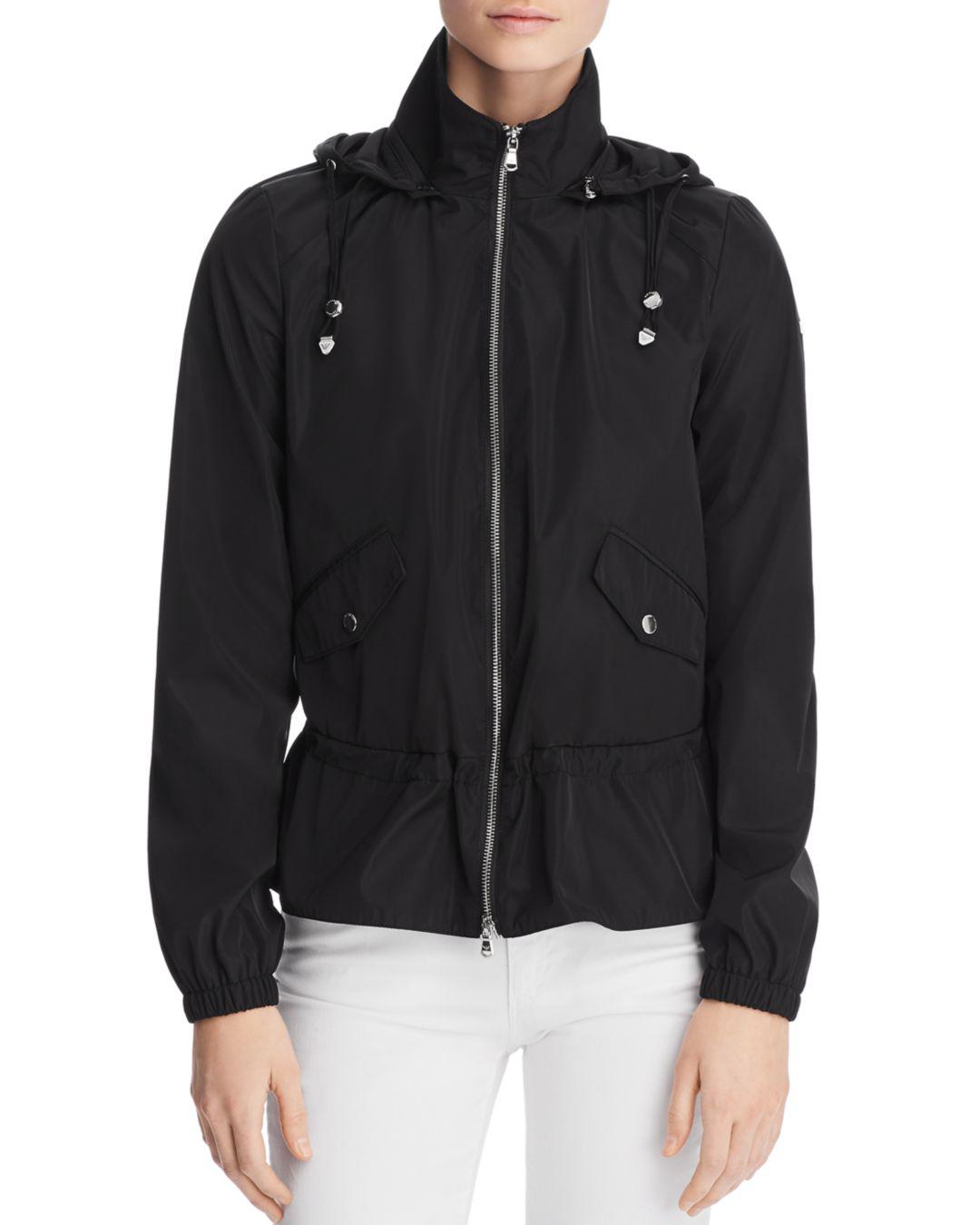 emporio armani water repellent hooded jacket