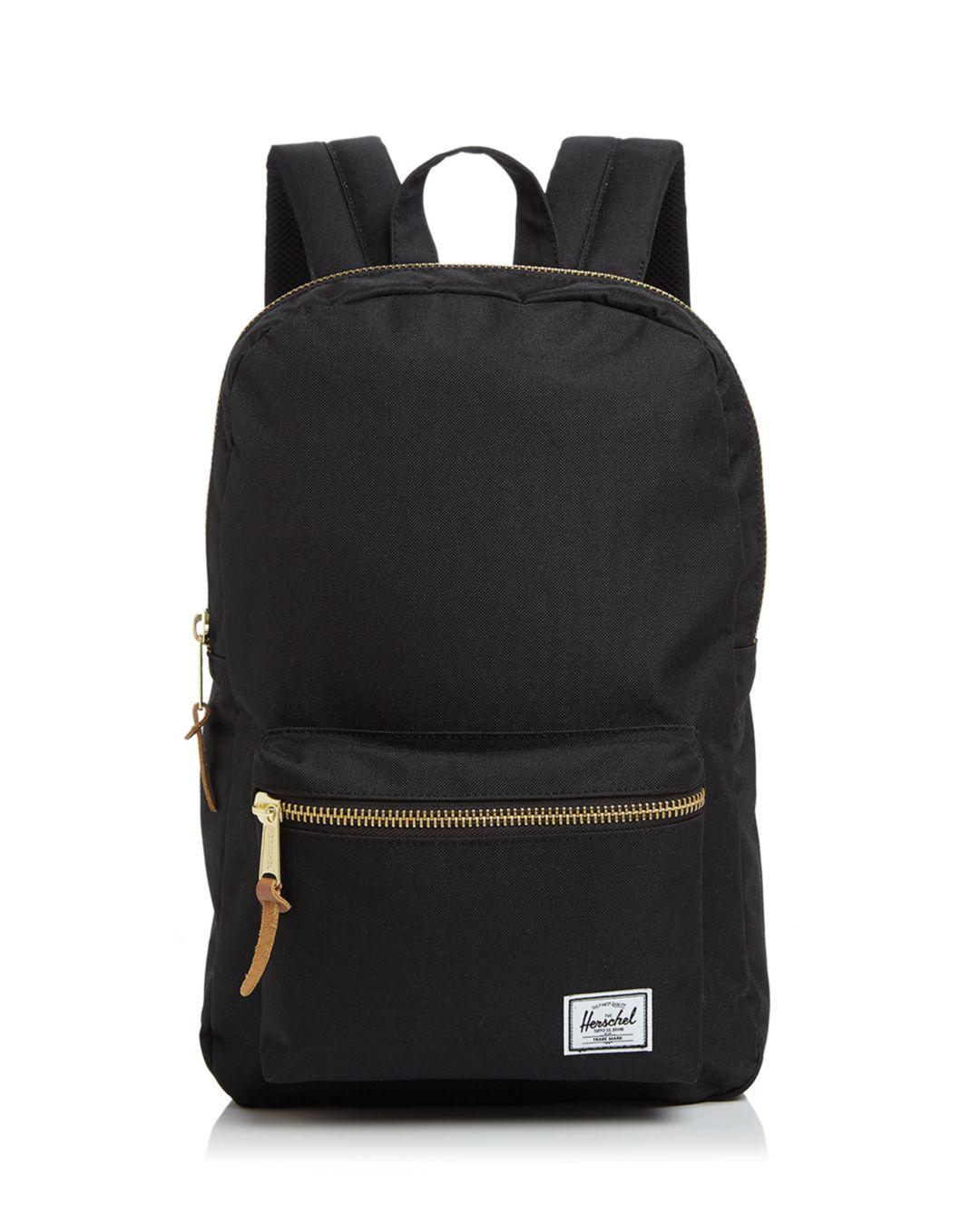 herschel backpack gold zipper