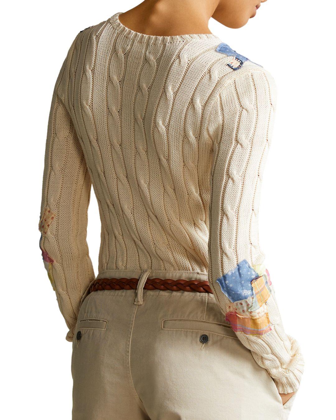 cable knit sweater ralph lauren womens