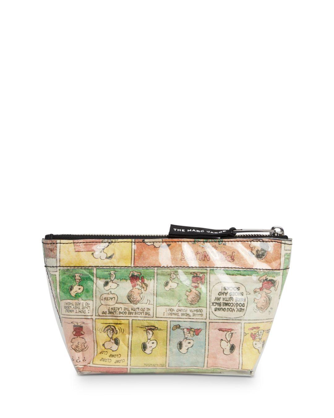 Marc Jacobs Snoopy Large Cosmetic Bag In Pvc in Metallic | Lyst