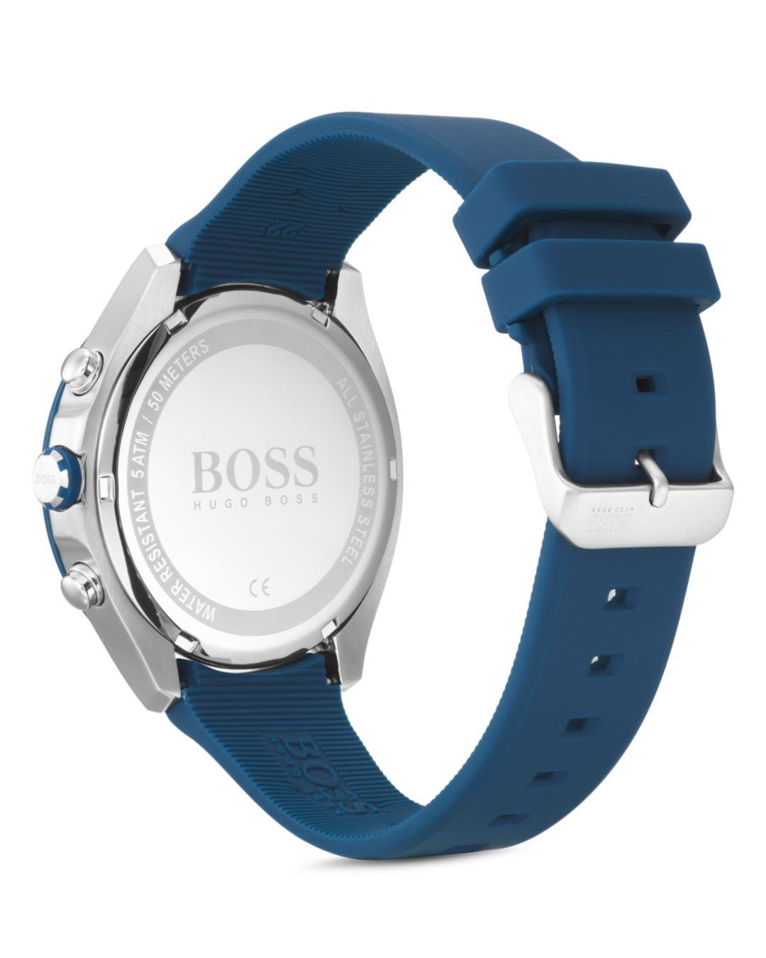 blue hugo boss watch