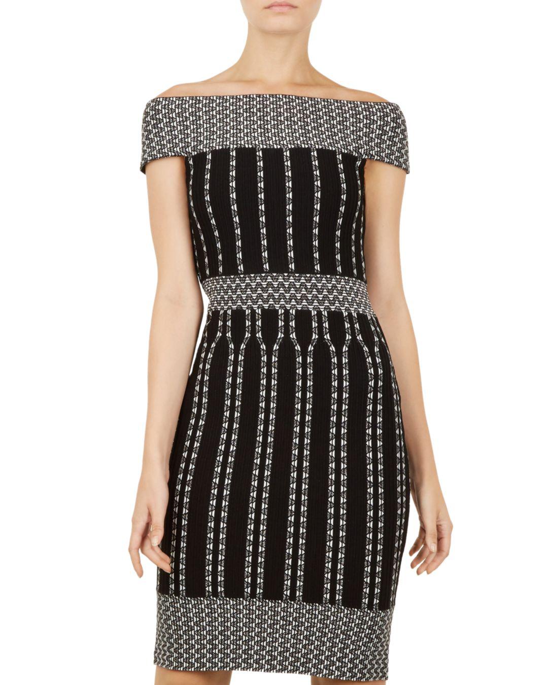 ted baker off the shoulder