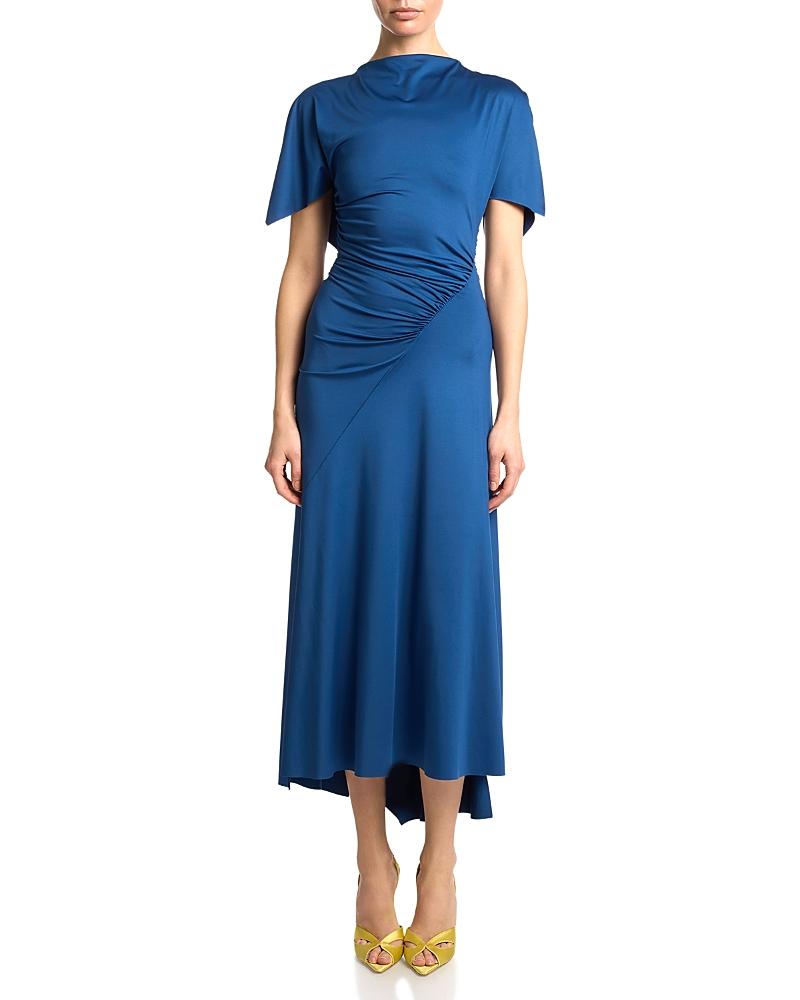 zendaya blue dress V-neck dress | Victoria Beckham main image 1