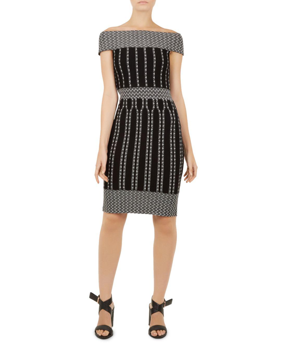 ted baker off the shoulder