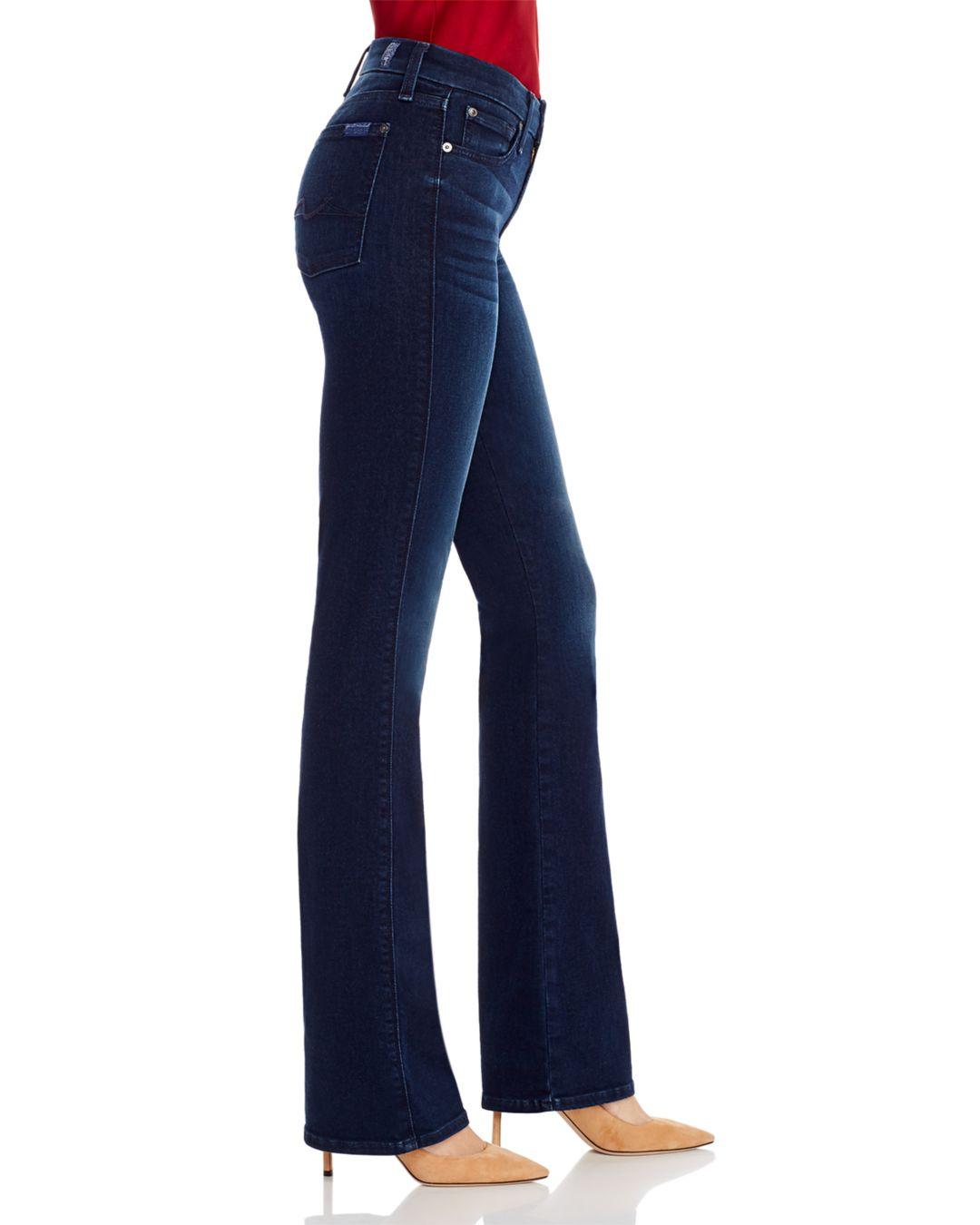 7 For All Mankind Denim Kimmie Bootcut Jeans In Deep Waters in Blue - Lyst