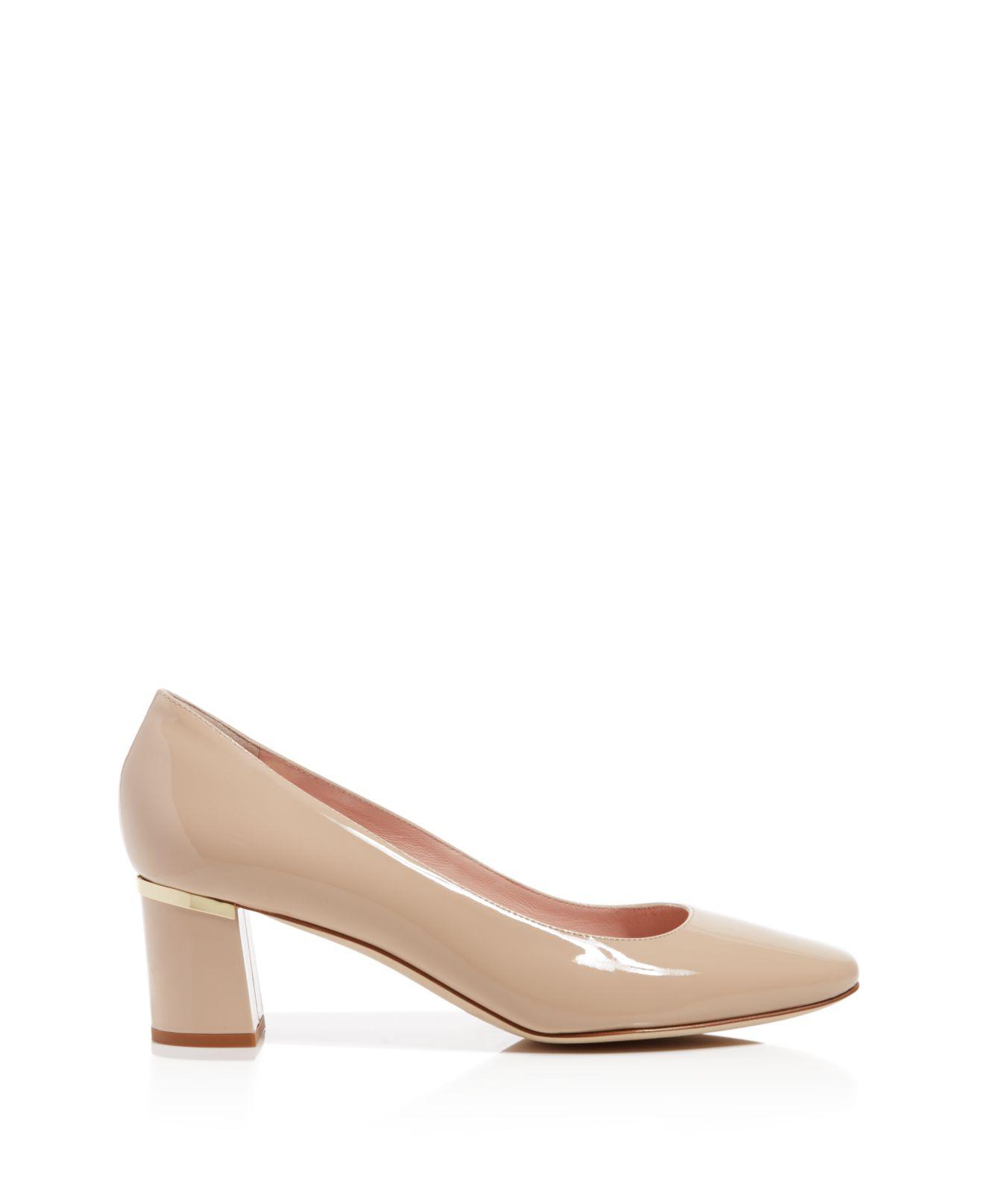 kate spade block heel pump