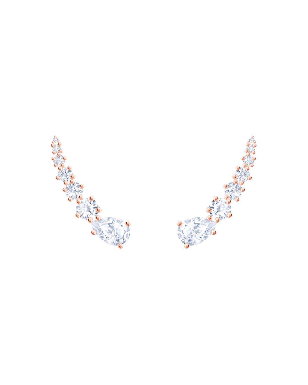 Swarovski Penelope Cruz Moonsun Earrings in Rose Gold (Metallic) - Lyst