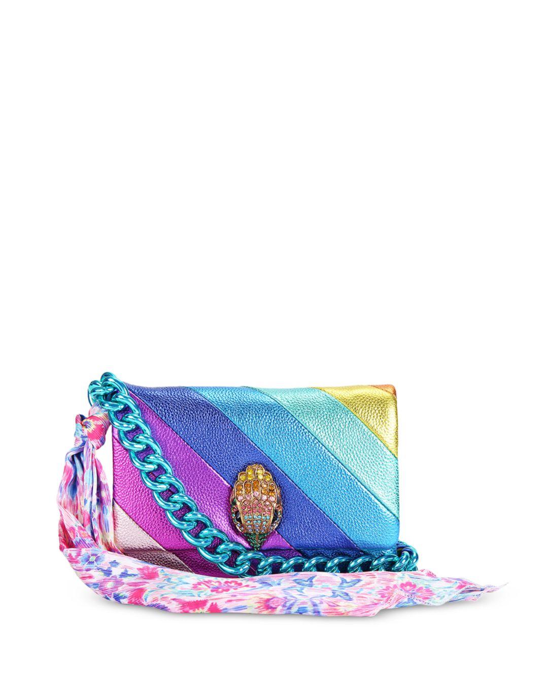 Kurt Geiger X Matthew Williamson Mini Kensington Rainbow Leather