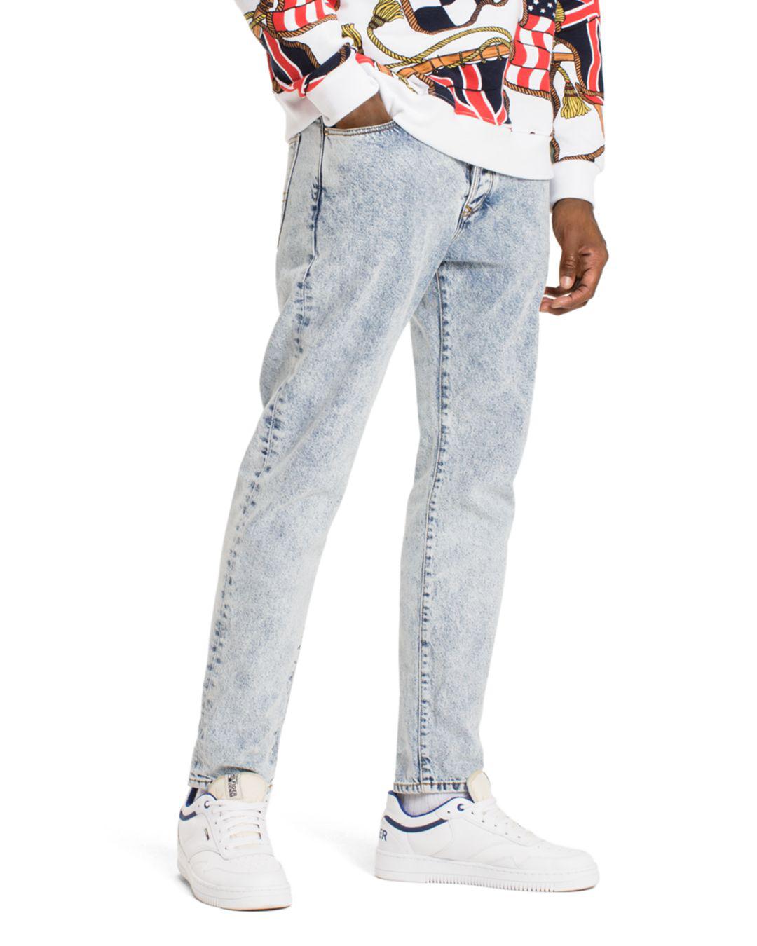 Tommy Hilfiger Denim Tommy Jeans 90's Acid Wash Straight Fit Jeans In Light  Blue for Men | Lyst