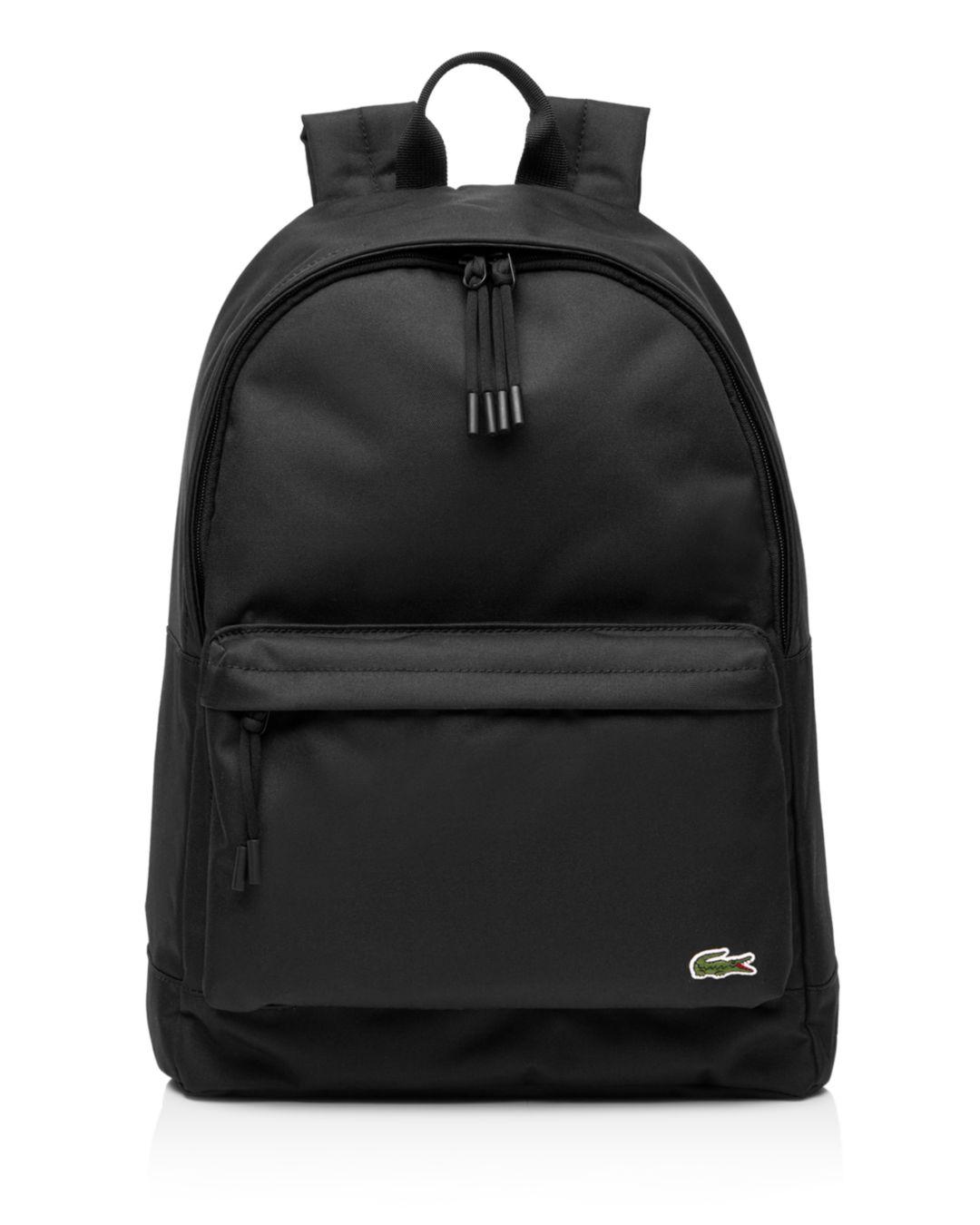 lacoste laptop backpack