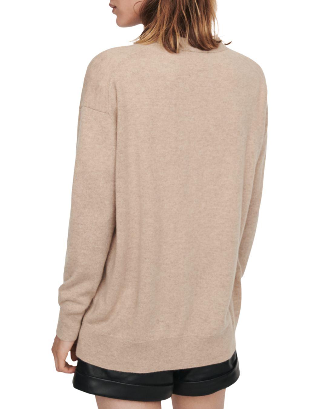 maje cashmere cardigan