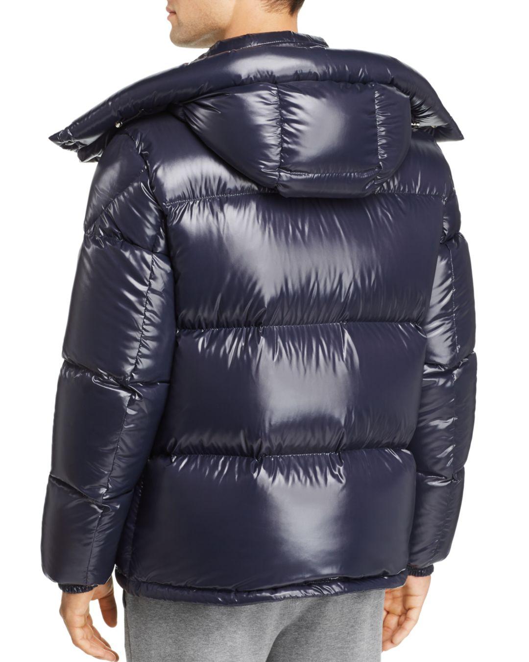 Moncler Montbeliard Down Jacket in Navy (Blue) for Men Lyst
