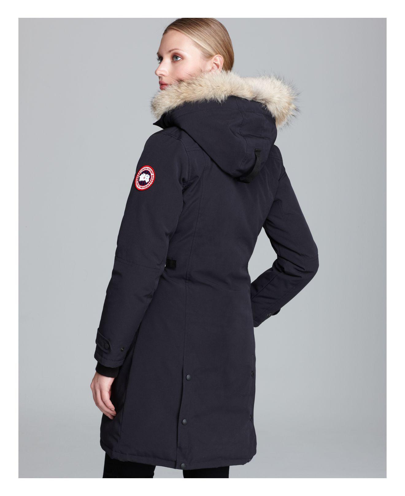 canada goose kensington parka in navy canada goose kensington parka in navy