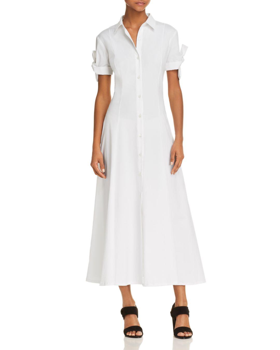 Theory white shirt dress Clearance