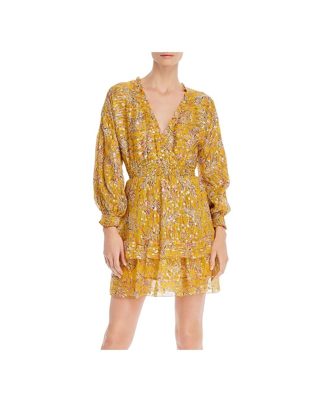 feuille embroidered tunic dress