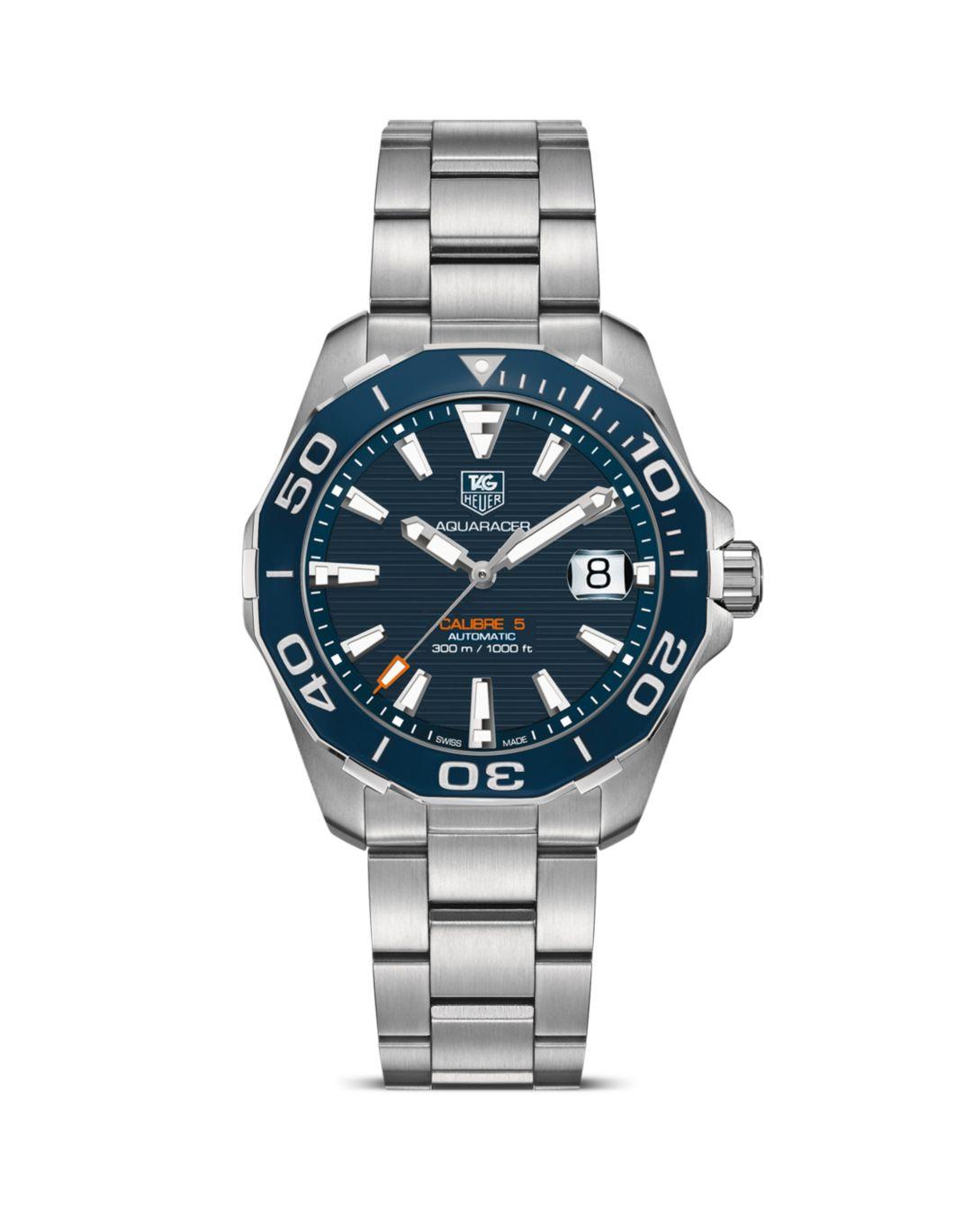 tag aquaracer automatic blue