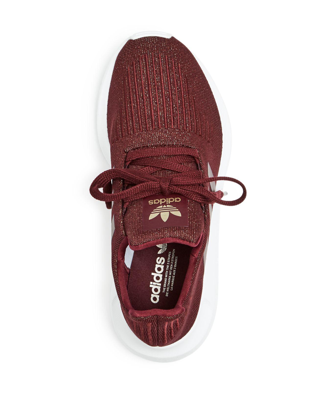 adidas swift run burgundy glitter