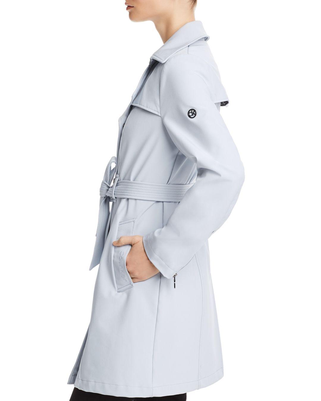 Calvin klein powder blue coat Clearance