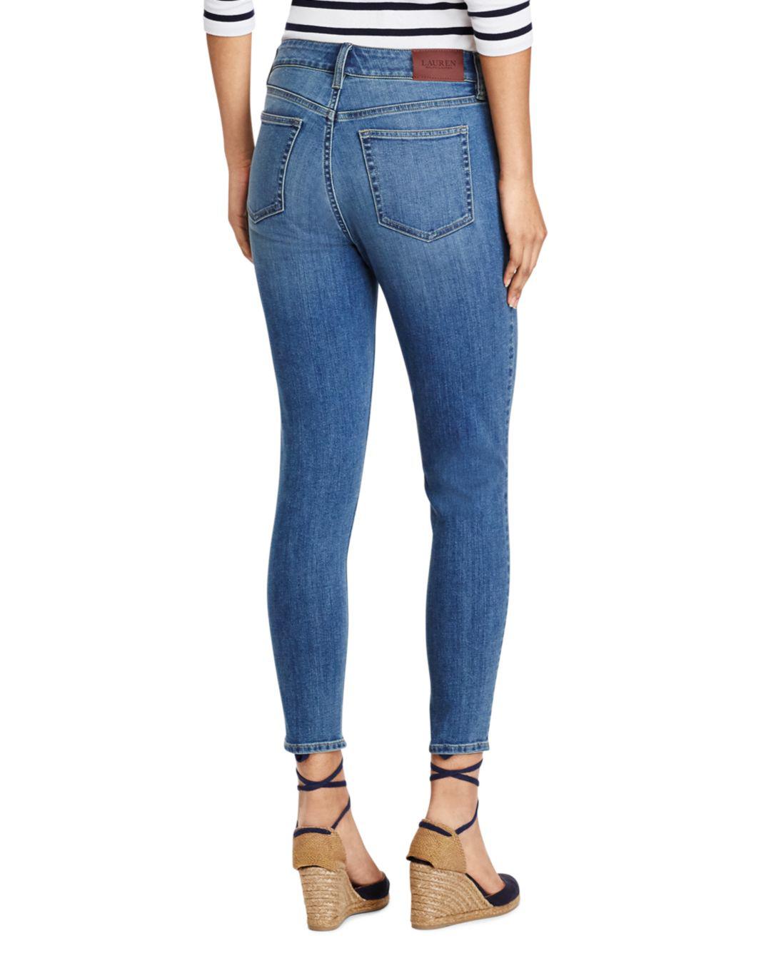 ralph lauren premier skinny cropped jeans