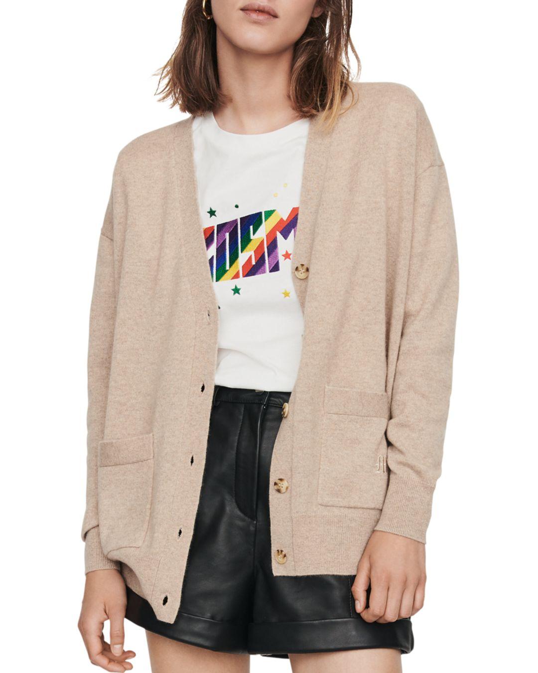 Maje cashmere cardigan Clearance