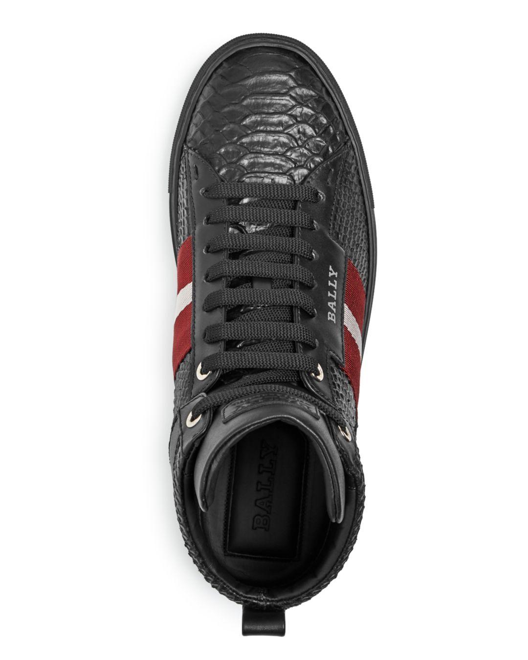 bally snake sneakers