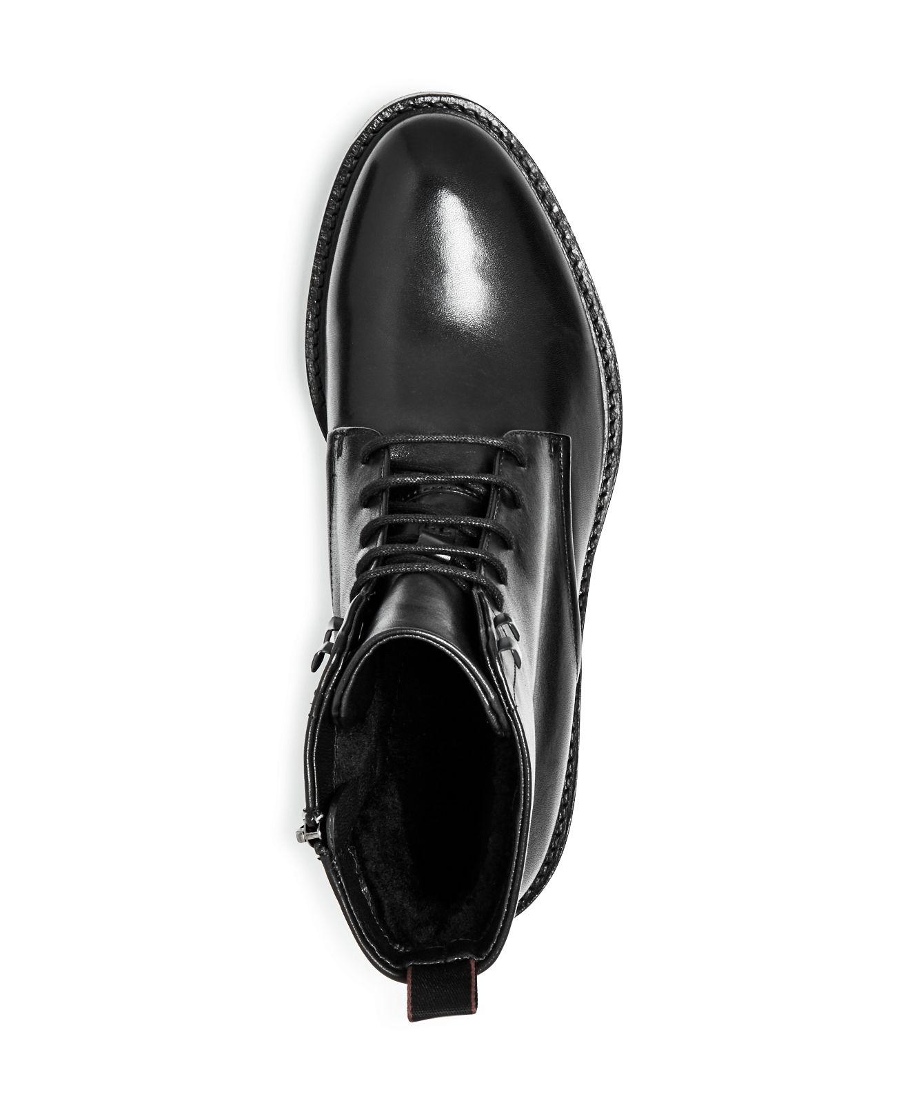 hugo boss lace up boots