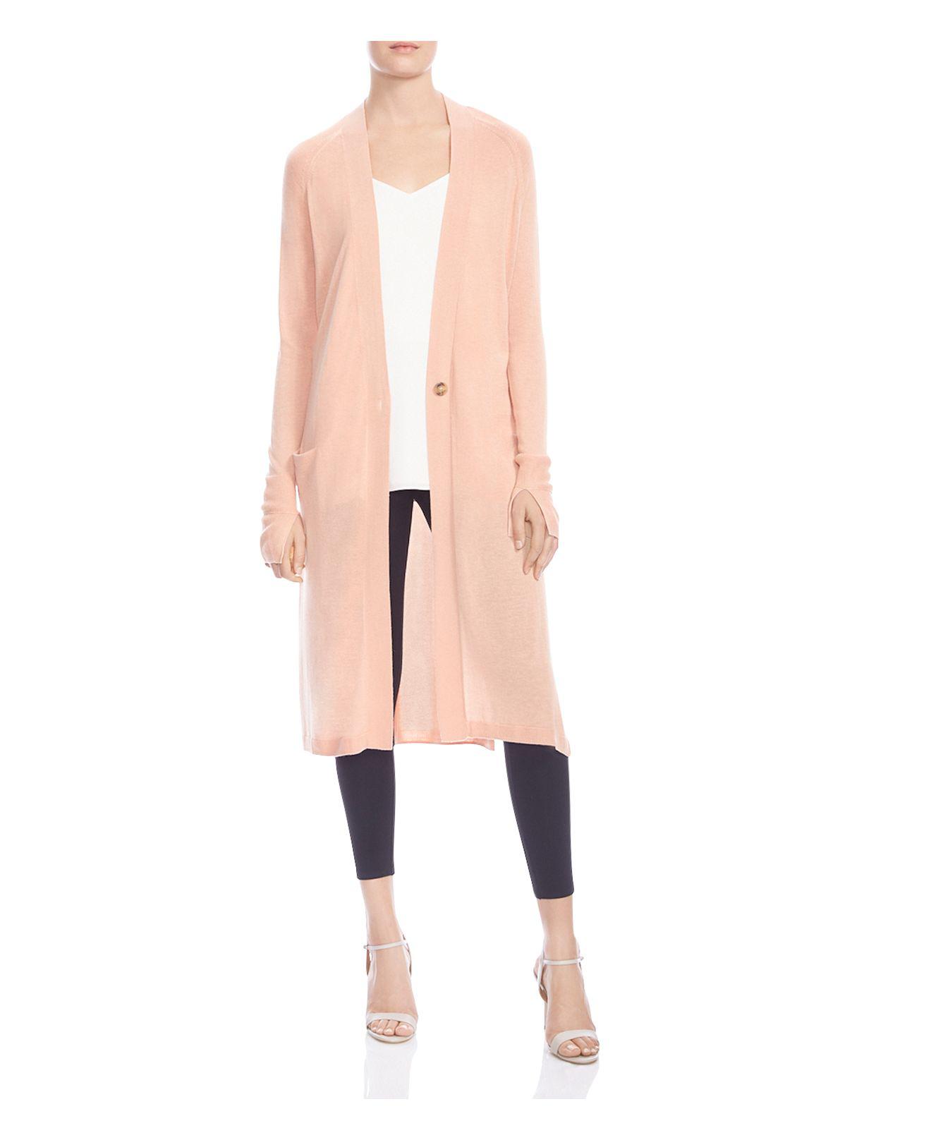 silk duster cardigan