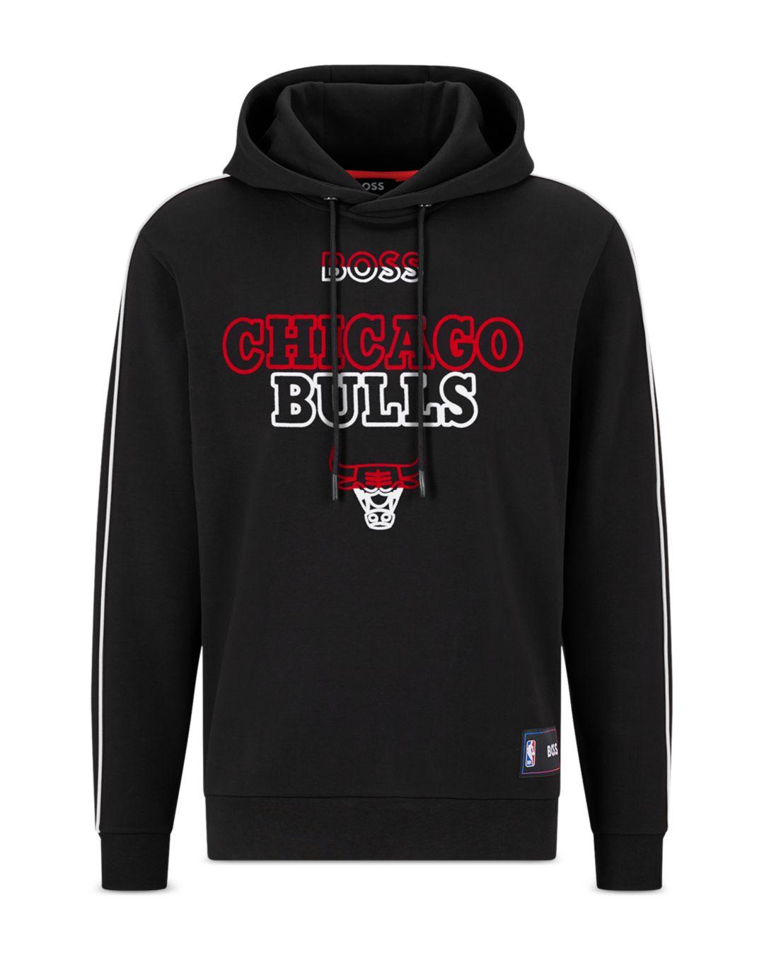 BOSS by HUGO BOSS Chicago Bulls Basketball Graphic Hoodie in Black for ...