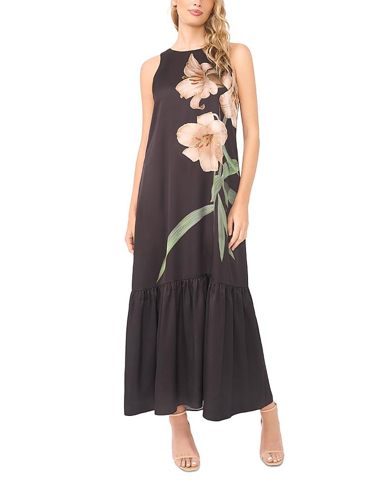green emerald velvet dress Smocked Drop Waist Maxi Dress – WeWoreWhat main image 0