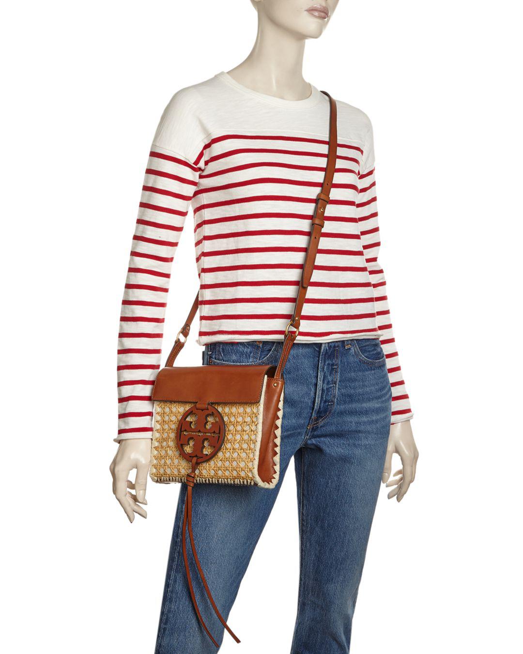 tory burch miller rattan crossbody