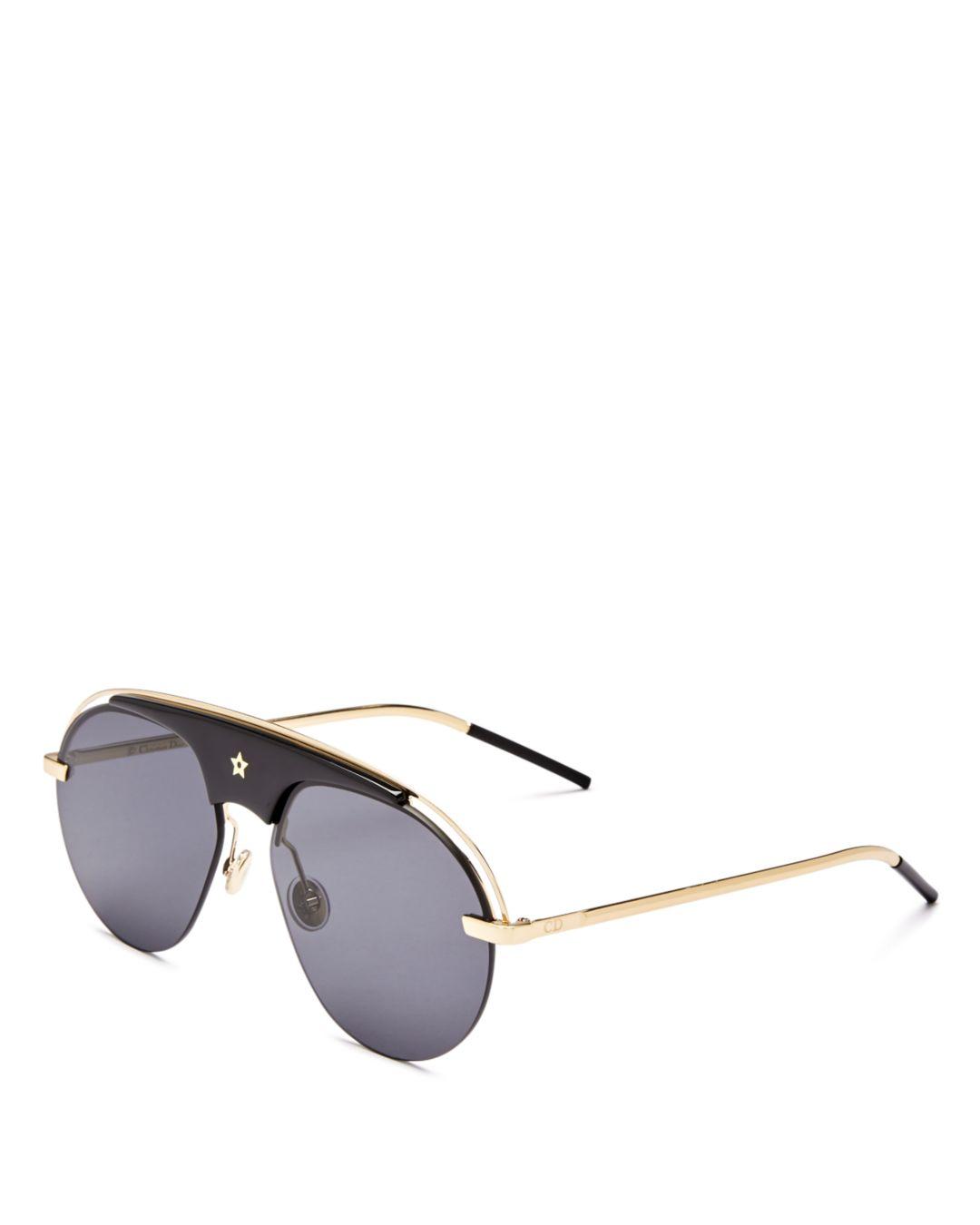 Dior Dio(r)evolution 58mm Pilot Sunglasses in Black Gold (Black) Lyst