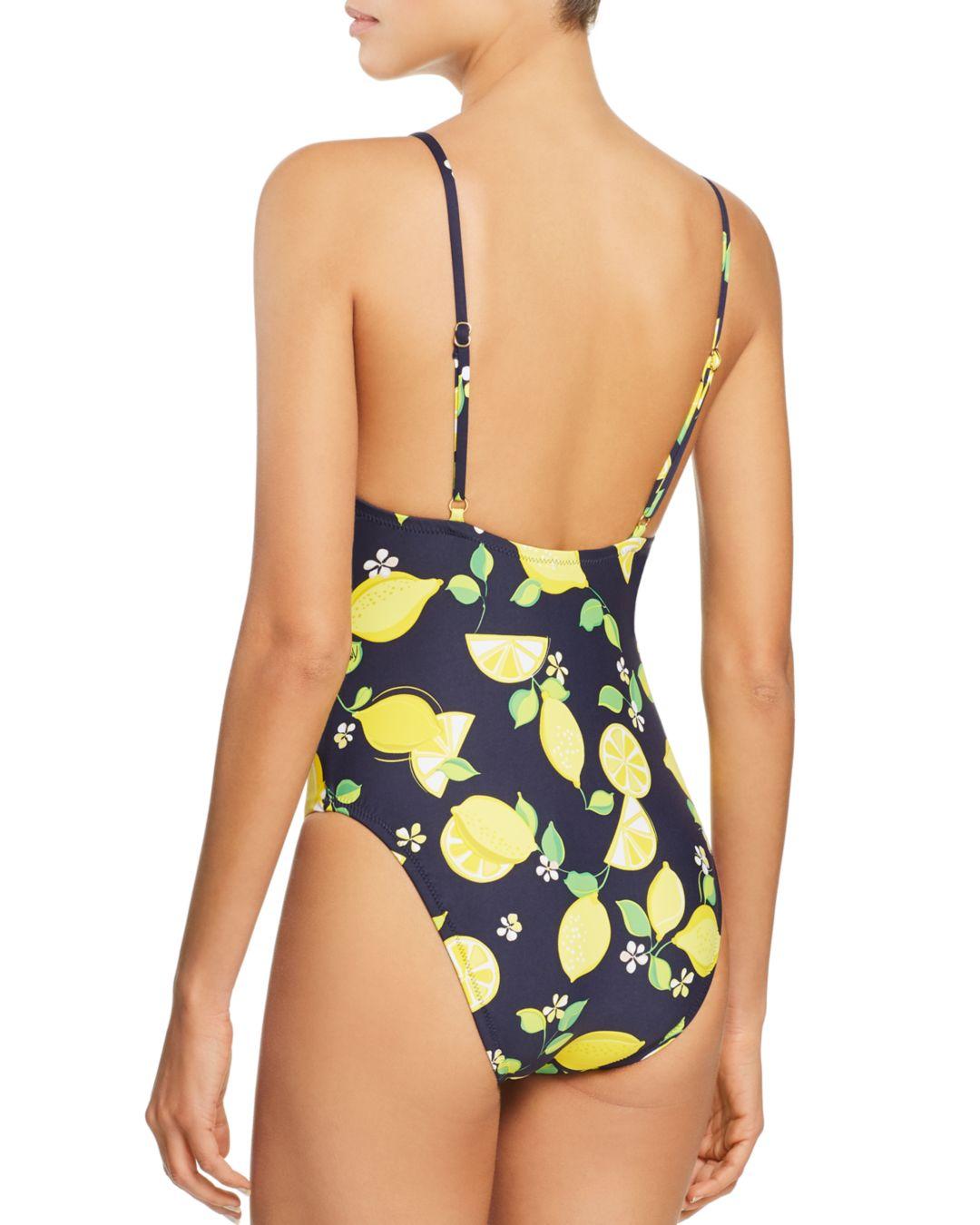 trina turk lemon bathing suit