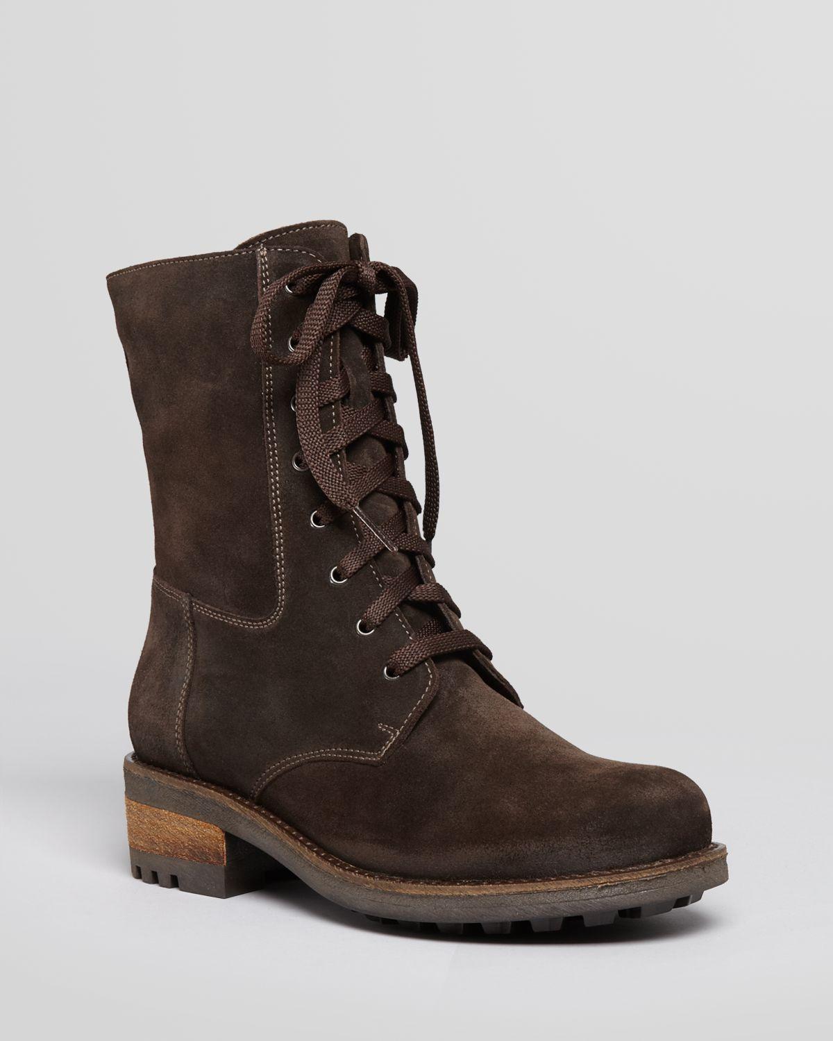 La Canadienne Carolina Waterproof Lace Up Boots in Brown - Lyst