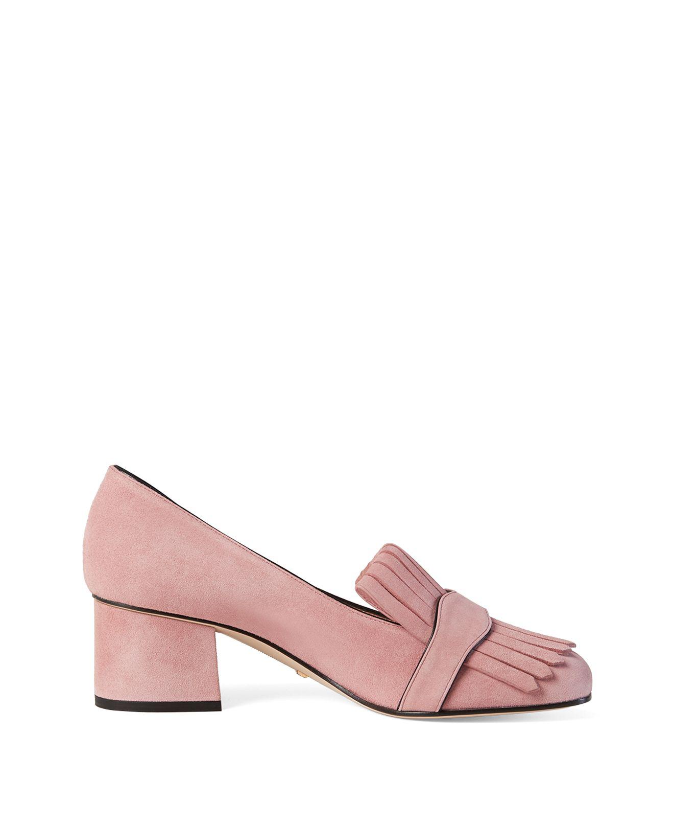 gucci marmont suede pumps