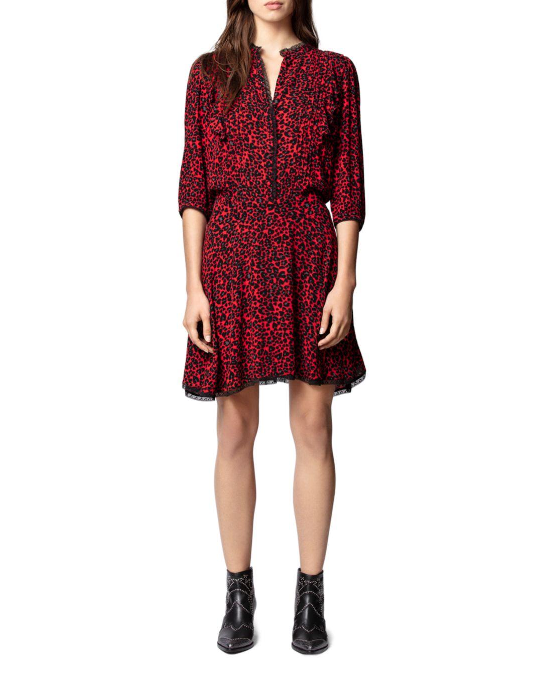 zadig and voltaire red dress