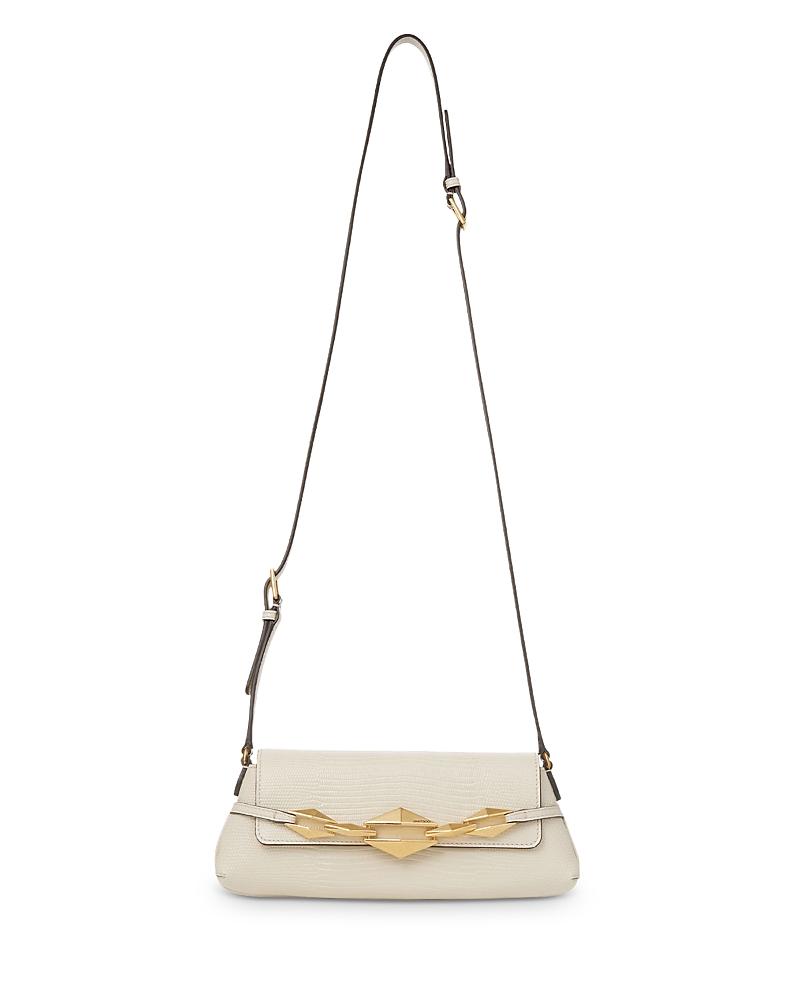 JIMMY CHOO Diamond Shoulder East-West S ショルダーバッグ Jimmy Choo Diamond East-West S Shoulder Bag in White | Lyst