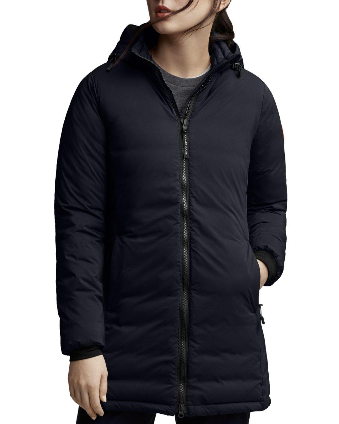 packable down jacket mid length