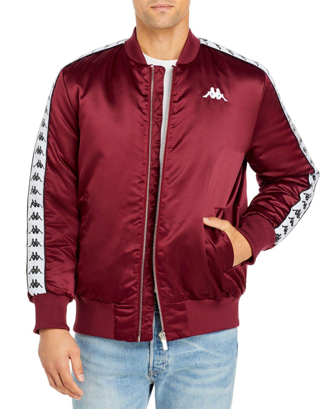 kappa red track jacket