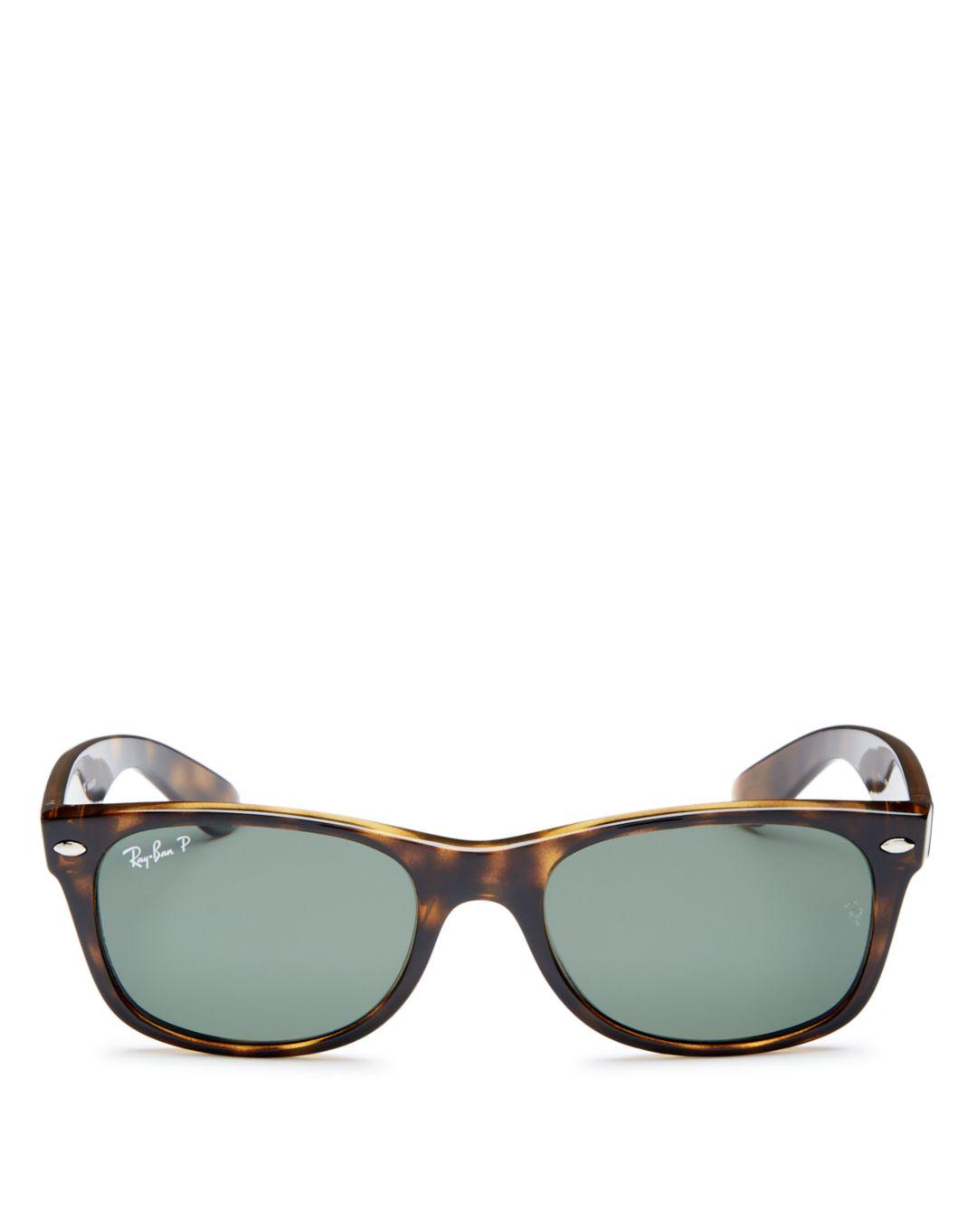 Ray Ban Ray Ban Unisex New Wayfarer Polarized Sunglasses In Green Lyst Ray Ban Ray Ban Unisex New Wayfarer Polarized Sunglasses In Green Lyst