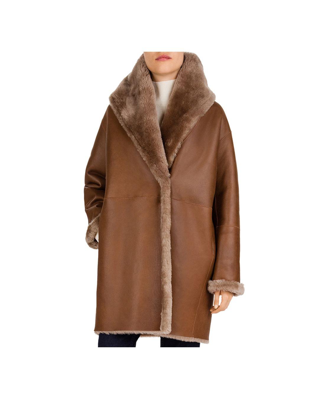 gerard darel shearling coat