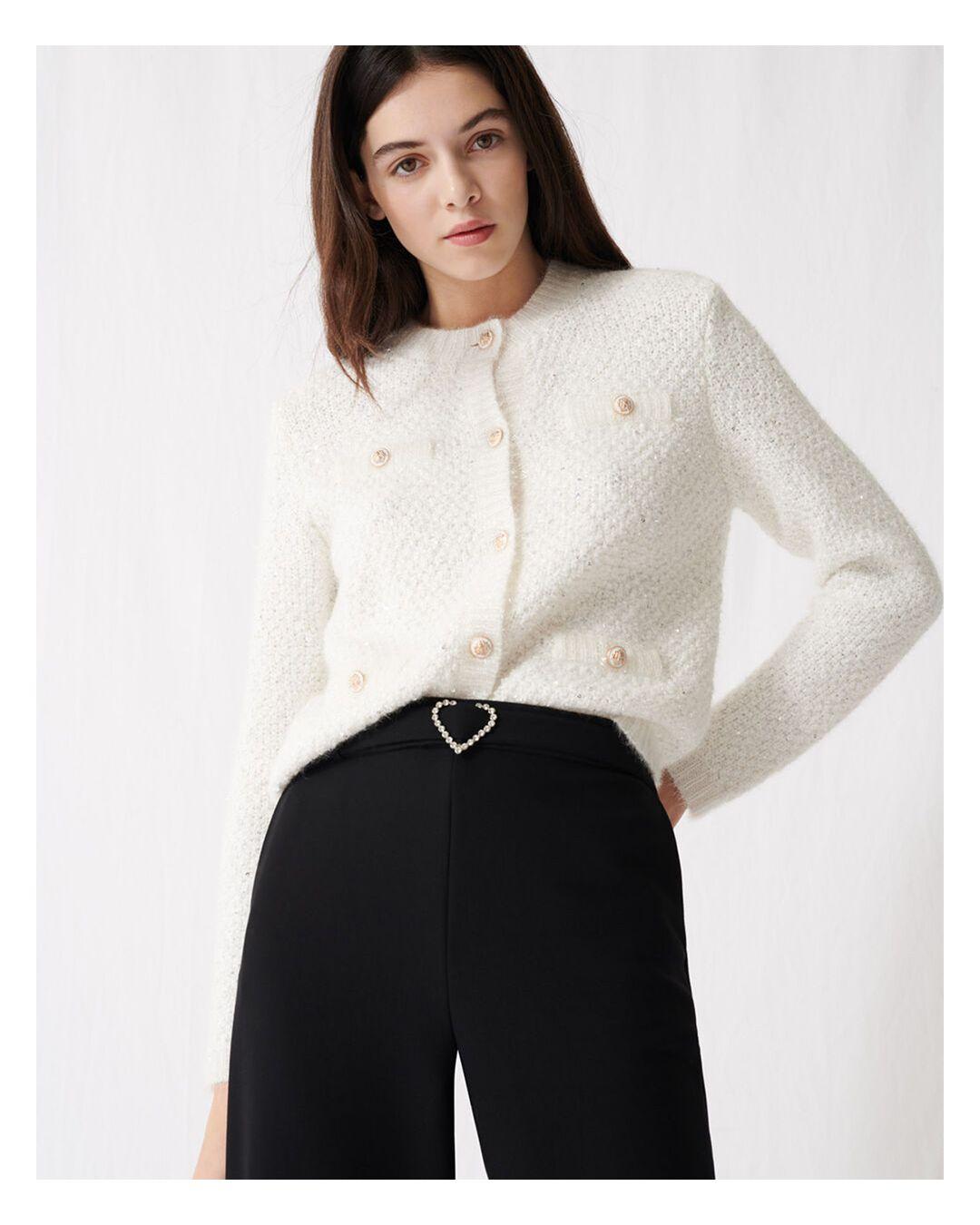 maje white jacket
