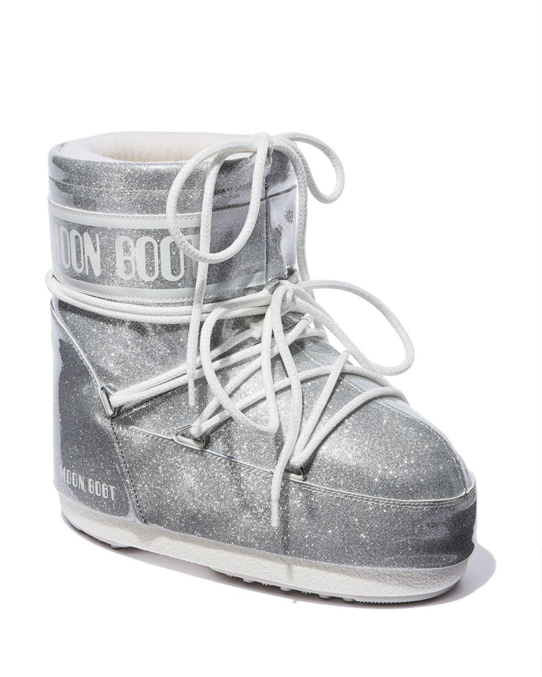 Moon Boot Low Cold Weather Boots in Gray | Lyst