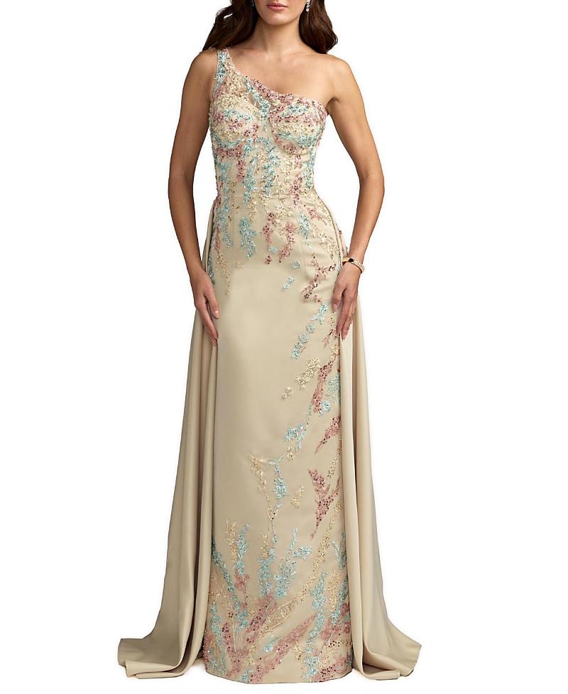 chinese dress ladies Mac Duggal 20747 Tulle A-Line Gown with Pleats – Mydressline main image 1