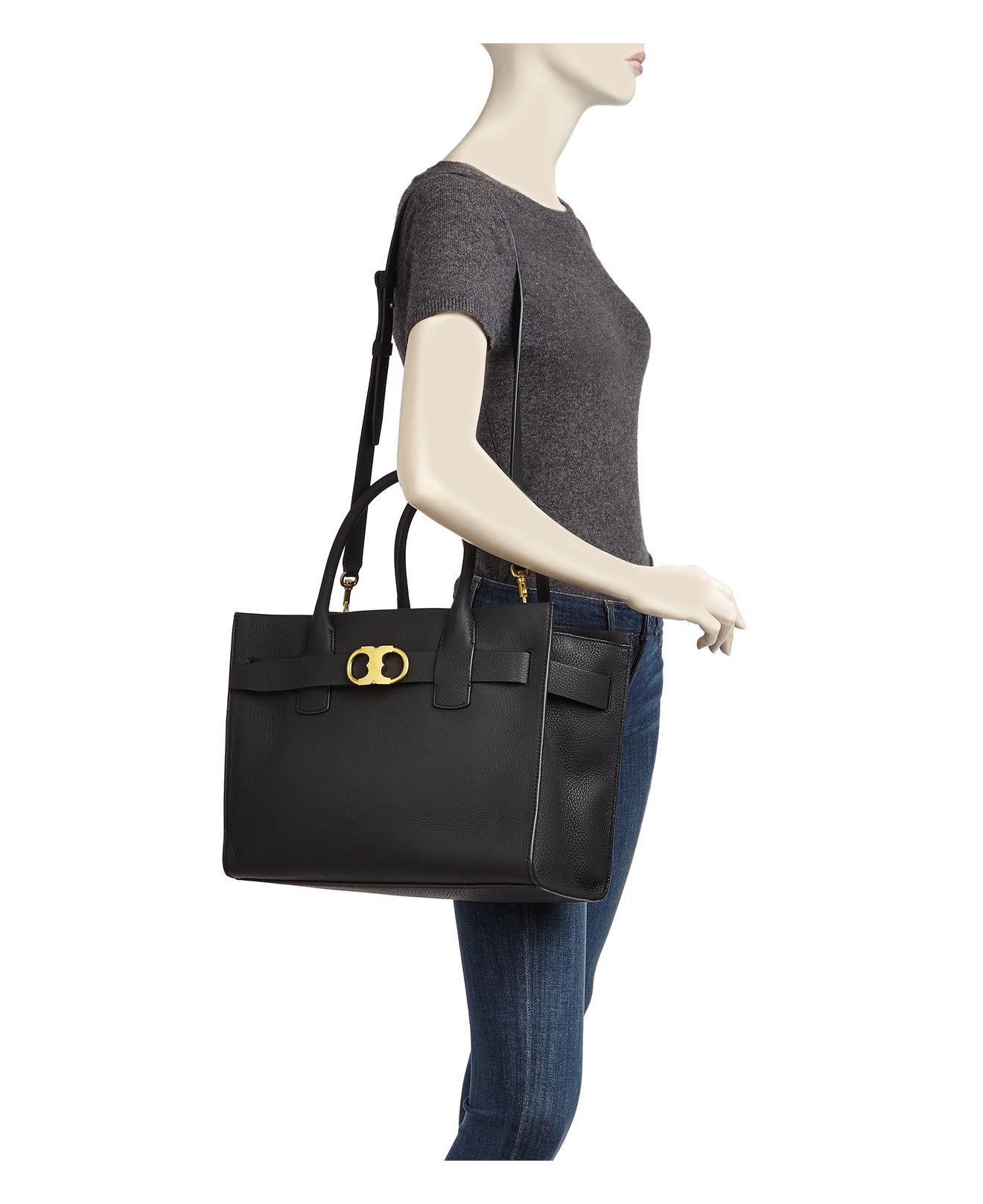 tory burch gemini link tote bloomingdale's