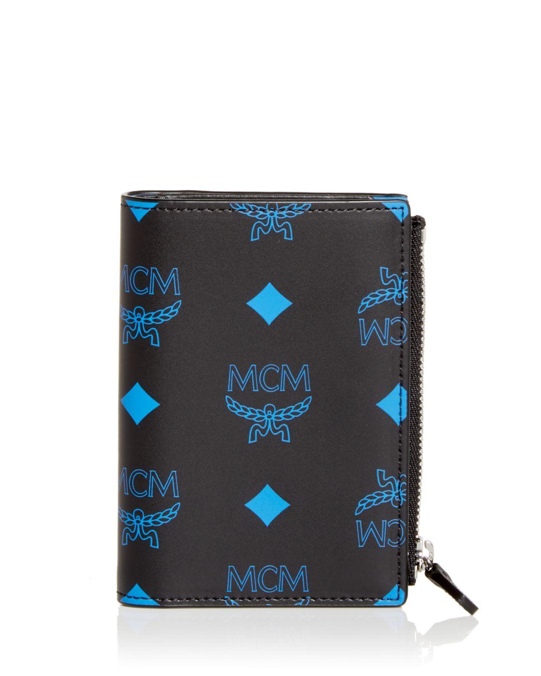 mcm long bifold wallet