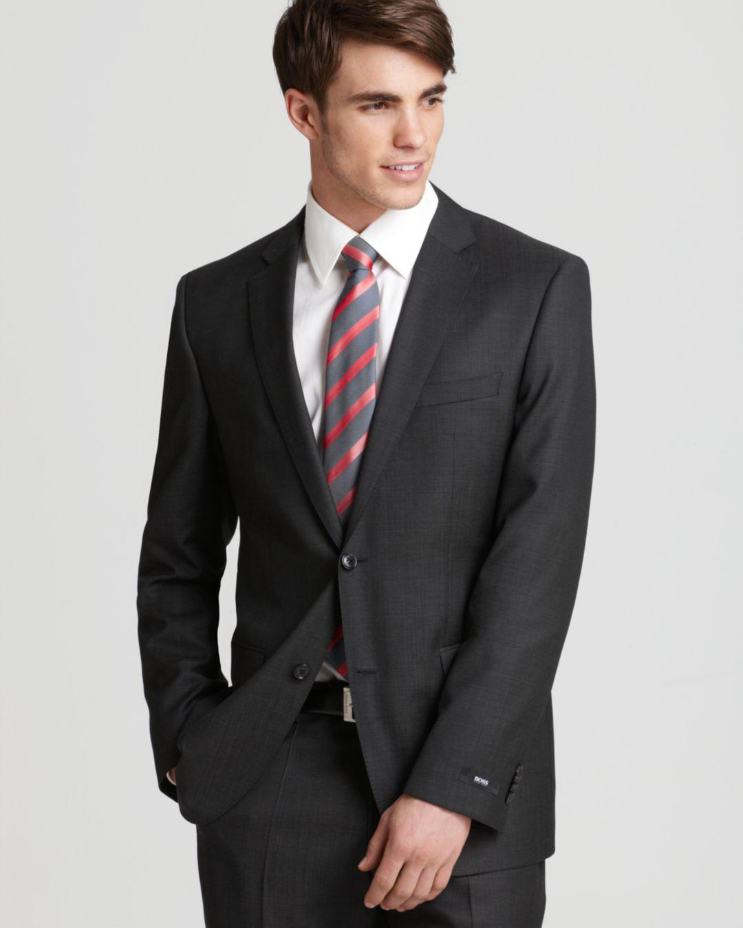 BOSS by HUGO BOSS James/sharp Suit - Regular Fit in Gray for Men | Lyst
