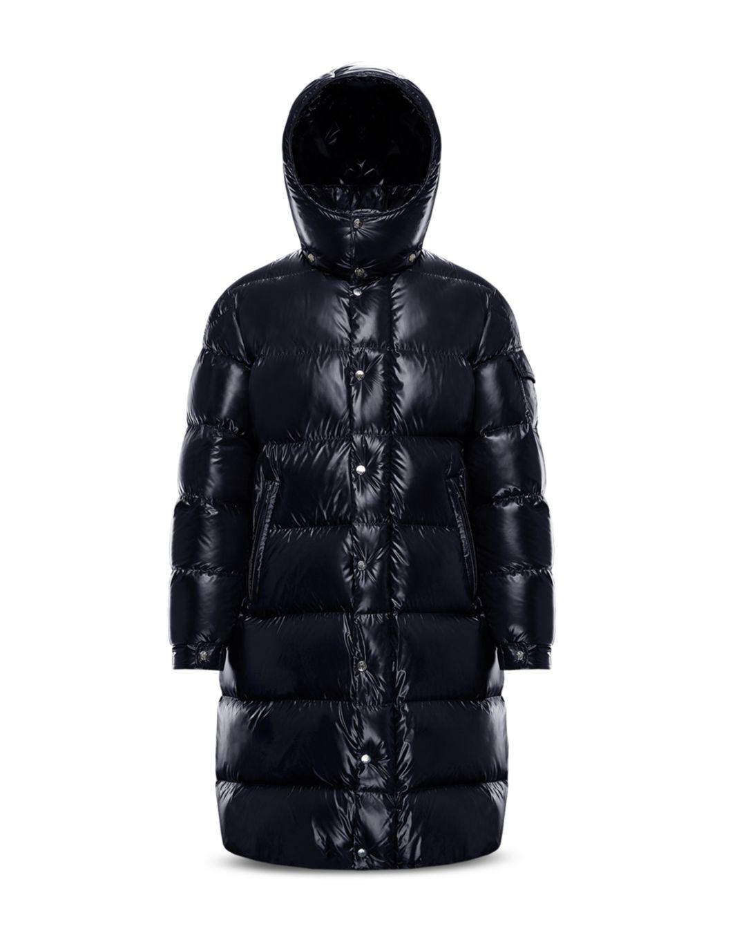 Moncler Hanoverian Lacque Long Down Parka in Blue for Men | Lyst