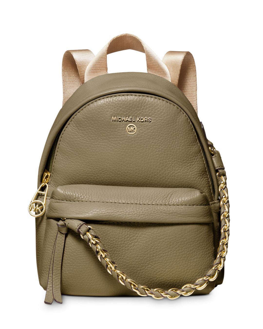 army green backpack purse